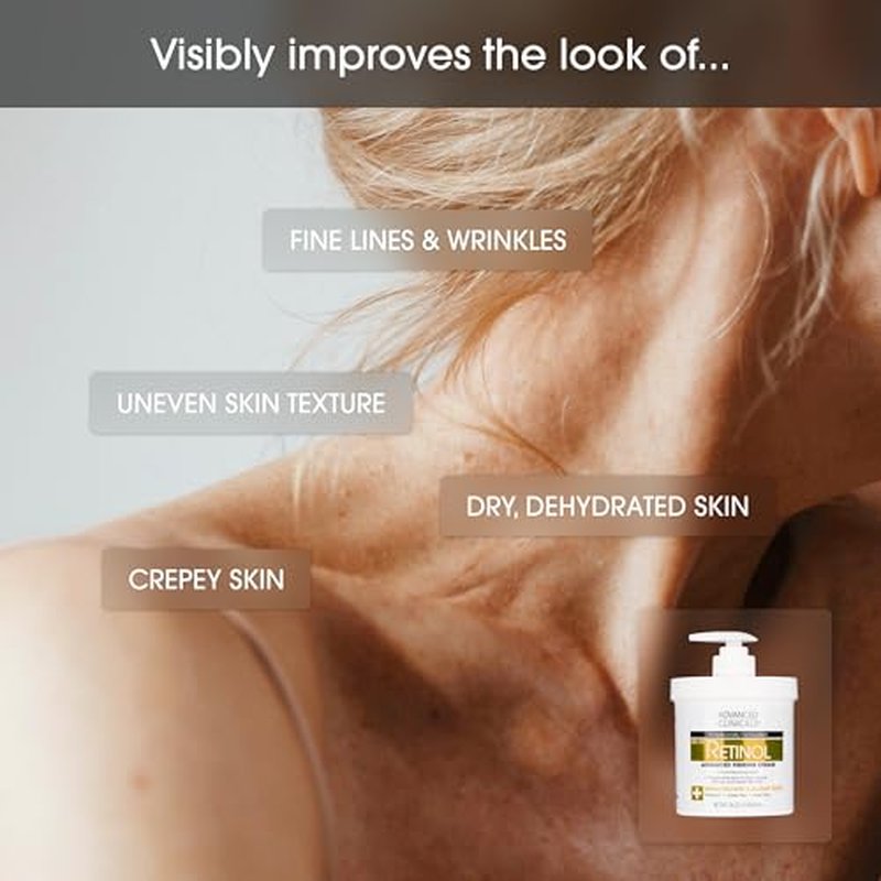 Advanced Clinicals Retinol Firming Cream + Vitamin C Face Brightening Gel-Cream Set