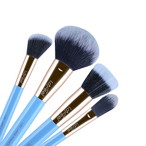 Makeup Brush Set Blue Collection Face and Eye Brush Set of 12
