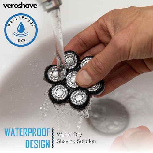 Electric Head Shaver for Bald Men - Waterproof Wet & Dry Razor with Floating Blades