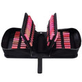 Lipstick Organizer Bag - Large Capacity Travel Makeup Case, 67 Slots, Black