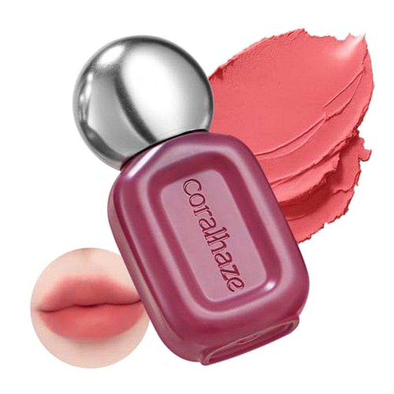 Bare Velvet Tint #303 Guava Coral 3g, Soft Matte Lip Tint, Creamy Tinted Lip Stain, Velvet Burring Tint, Long Lasting High Pigment, Weightless, 24H Hydration, Lip Makeup, Korean Beauty