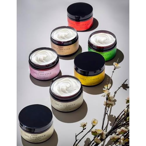 The Roots Naturelle Whipped Shea Butter Souffle Shea Body Butter Pomegranate Bloom 8 oz