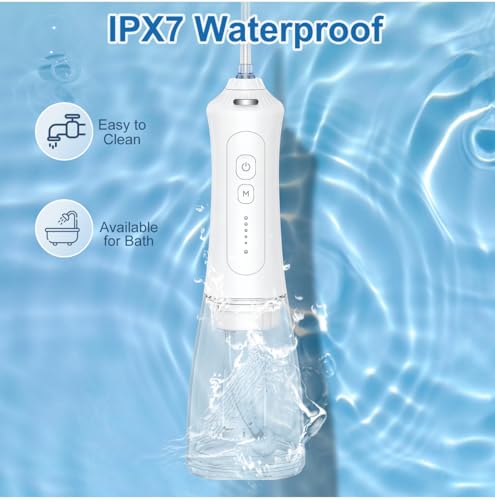 Cordless Water Flosser for Braces with Travel Bag – Rechargeable Oral Irrigator for Teeth