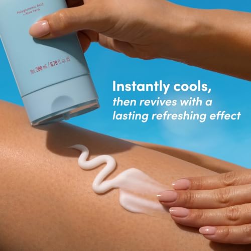 Cooling & Firming Body Gel Lotion with Aloe Vera - After Sun Moisturizer 6.76 fl oz