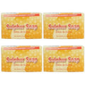 Lanman & Kemp Sulfur Soap Bar, Sulphur Soap, Jabon de Azufre 3.3 Oz (Pack of 4)