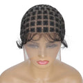 Breathable Full Lace Crochet Wig Cap with Baby Hair - 95 Knots, 1B Variation