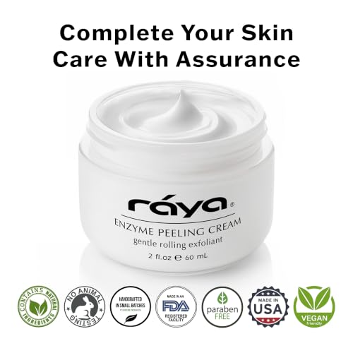 RAYA Enzyme Peeling Facial Cream for Sensitive Skin - Gentle Exfoliating Treatment