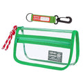 Rough Enough TSA Approved Clear Toiletry Bag Travel Makeup Case Green