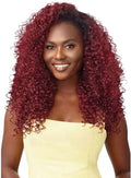 Converti-Cap Outre Synthetic Wig - Dominican Bounce with Dark Brown Root & Gold Amber