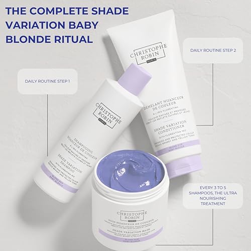 Christophe Robin Baby Blonde Toning Conditioner 6.7 fl oz - Violet Neutralizer