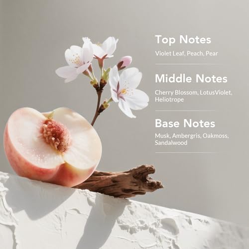 Kustie Travel Size Body Wash - Visible Cherry Blossom Petal & Sakura Extract, Niacinamide | Moisturizing & Soften Skin | Hyaluronic Acid & Antioxidant for Sensitive & Dry Skin, 3.38 fl oz