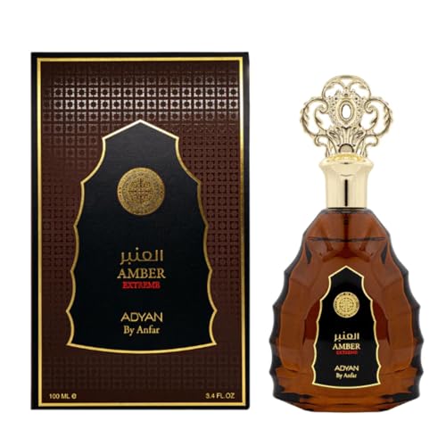 Arabian Men Perfume Amber Extreme 3.4 Fl Oz Natural Fragrance