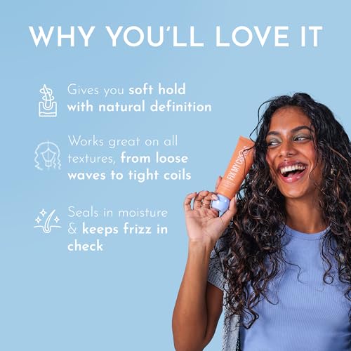 Curl Quenching Flax Seed Gelly for Curly & Wavy Hair - 7.05 Oz - Vegan & Cruelty-Free