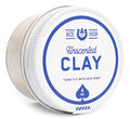 Unscented Hair Clay for Men - Strong Hold Matte Finish 4 oz - Ace High