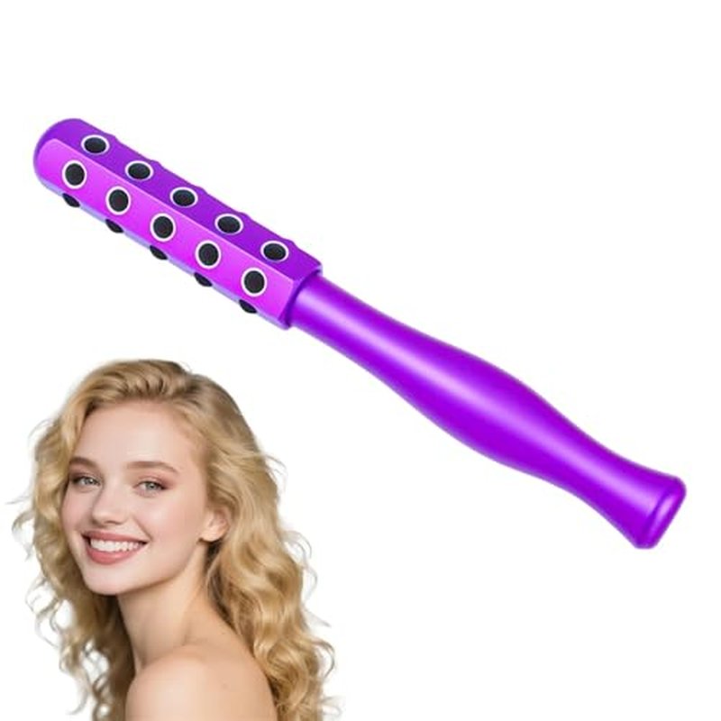 Germanium Beauty Sculptor Roller, 30 Germanium Massage Nodes for Facial Massager & Glow, Face Sculptor Wand, Uplift Facial Massaging Beauty Tool, Portable Cooling & Sculpting
