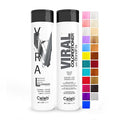 Color Depositing Silver Shampoo & Conditioner Duo for Blonde Hair - Semi Permanent Hair Color