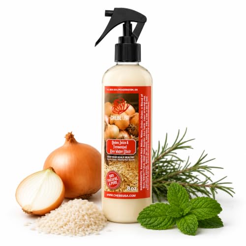 Hair Growth Spray with Onion, Rice Water, Rosemary & Mint for Thicker Hair