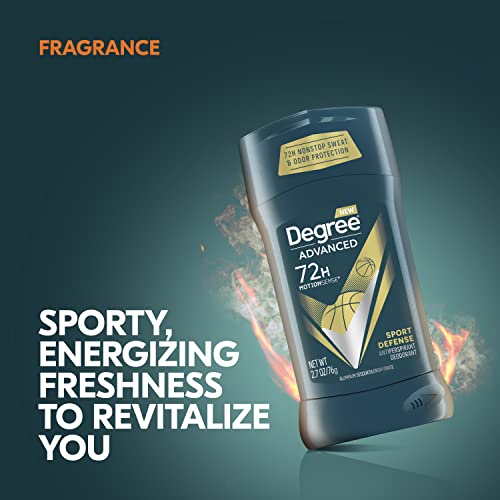 Rustic Pack of 4 Degree Advanced Sport Defense Antiperspirant Deodorant 2.7 oz