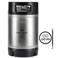 2.5 Gallon Stainless Steel Cornelius Keg for Homebrew and Craft Beverages