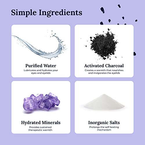 The Eyelid Hygiene Foundation | Self Heating Warm Compress for Eyes | Eye Wipes for Dry Eyes | Eye Compress for Puffy Eyes | Eye Mask for Fast Relief of Dry Eyes | Eyelid Wash Pads | Travel Friendly