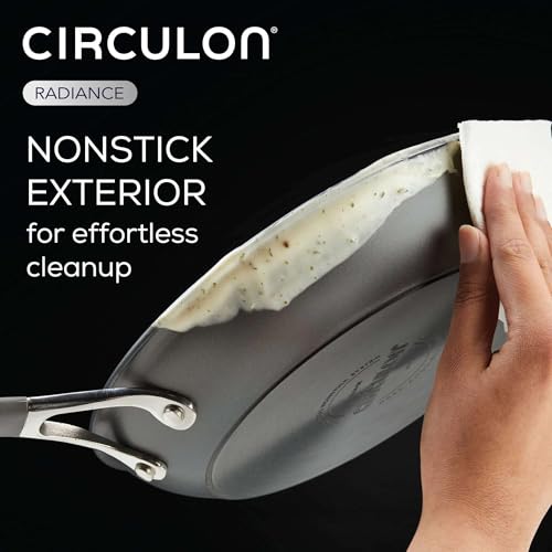 Circulon Radiance 3-Piece Hard Anodized Nonstick Frying Pan Set - Skillet Set