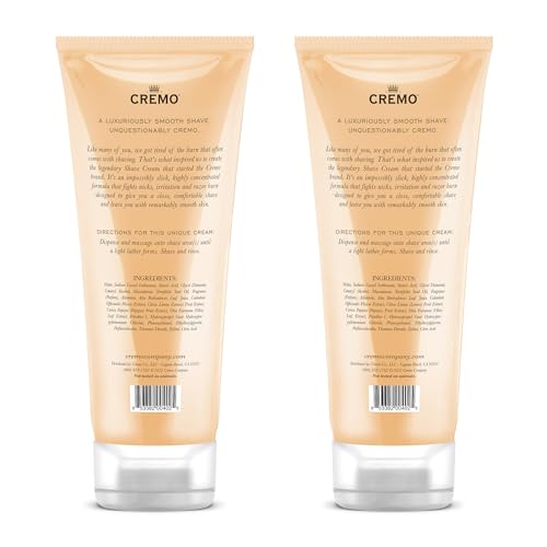 Cremo Coconut Mango Shave Cream for Women 2-Pack and Italian Bergamot Body Wash for Men 16 oz