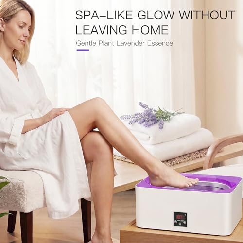 Paraffin Wax Machine for Hands & Feet 4000ml Large Capacity Spa Kit with Gloves & Booties