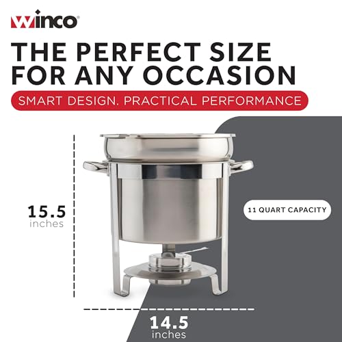 Stainless Steel Soup Warmer 11qt with Cover for Foodservice