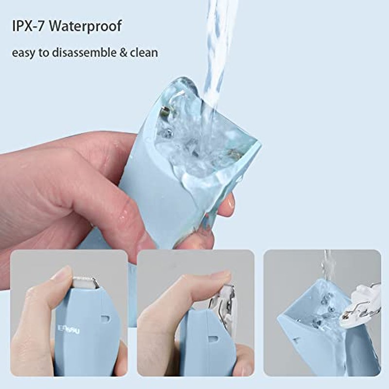 Baby Hair Clippers, Professional Quiet Hair Trimmer for Kids and Toddler, Waterproof & Rechargeable Cordless Hair Cutting Machine for Children, with LCD Display