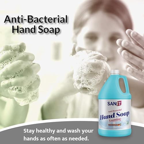 Antibacterial Foaming Hand Soap Refill with Aloe Vera Mango Coconut 128 Fl Oz