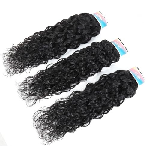Water Wave Human Hair Bundles 12 14 16 Inches Curly Wet Wavy Weave - Natural Tangle-Free Brazilian Hair - EMOL Variation of THIS listing
