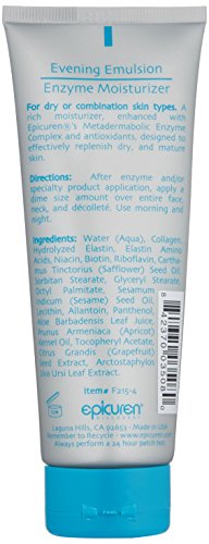 Epicuren Discovery Evening Emulsion Enzyme Moisturizer 4oz
