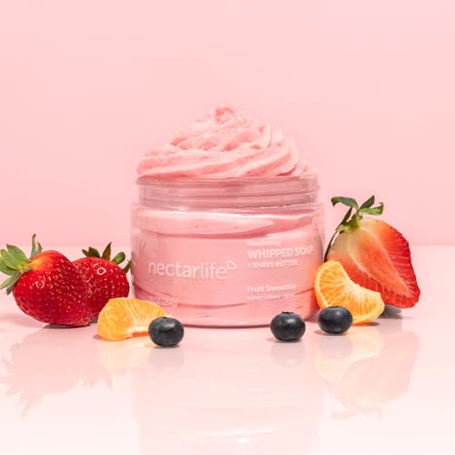 Whipped Soap and Shave Butter - Vegan, Moisturizing, 10oz Fruit Smoothie