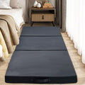 Dark Gray Foldable Floor Lounger Pillow with Handle - Memory Foam Cushion for Meditation, Yoga, Reading, Sleep