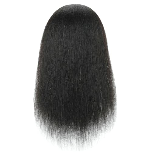 100% Human Hair Mannequin Head for Hair Styling Practice & Cosmetology