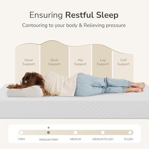 MLILY Twin 6-Inch Memory Foam Mattress in a Box for Kids & Daybeds, Medium Firm