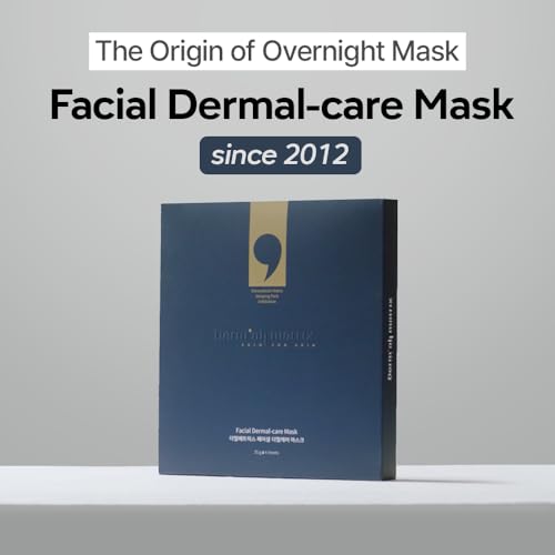 Dermall Matrix Collagen Sheet Mask - Hydrating, Lifting & Exfoliating, 10 Sheets