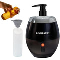 Warmer Oil Massage Lotion Warmer Kit for Professional Massage Therapy With Essential Oil Heater Bottle Dispenser Pump Funnel,15 Minutes Rapid Heating Machine- Ideal for Salon and Spa Use (Black)