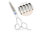 Blue 6.5-Inch Professional Texturizing Hair Shears for Precise Thinning
