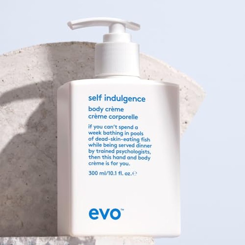 EVO Self Indulgence Moisturizing Body Cream for Dry Skin Types, Men & Women - Hydrates & Soothes, Vegan Body Lotion - 10.1 fl oz