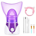 Seneryla Nano Ionic Facial Steamer with Blackhead Remover Kit - Deep Pore Cleansing & Hydration