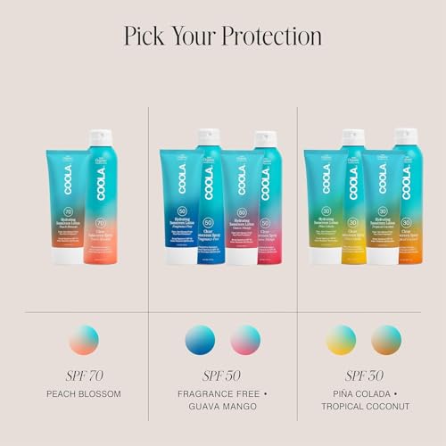 Clear Sunscreen Spray SPF 50 - Water Resistant, Fragrance-Free, 6 Fl Oz