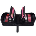 ROWNYEON Lipstick Organizer Case Lipstick Holder Portable Lipstick Bag Travel Makeup Bag Cosmetic Case Large Capacity Lipstick Carrying Case Makeup Artist Lip Gloss Storage Bag