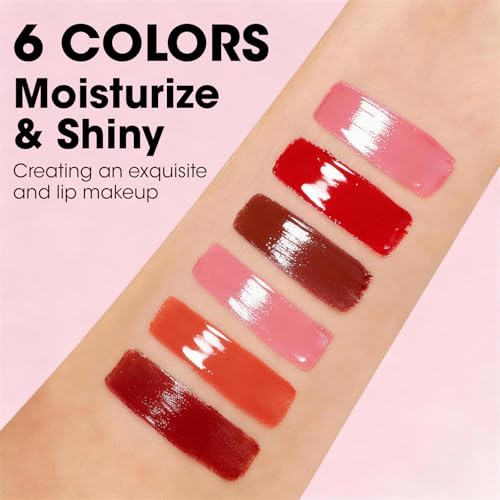 AZEN 60 Pack Lip Gloss Set - Varied Shimmery Colors A-60P