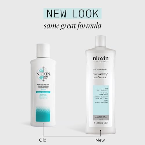 Nioxin Scalp Recovery Moisturizing Conditioner | For Itchy, Flaky Scalp | Anti-Dandruff | Formulated with Pyrithione Zinc & Strengthening Amino Acids