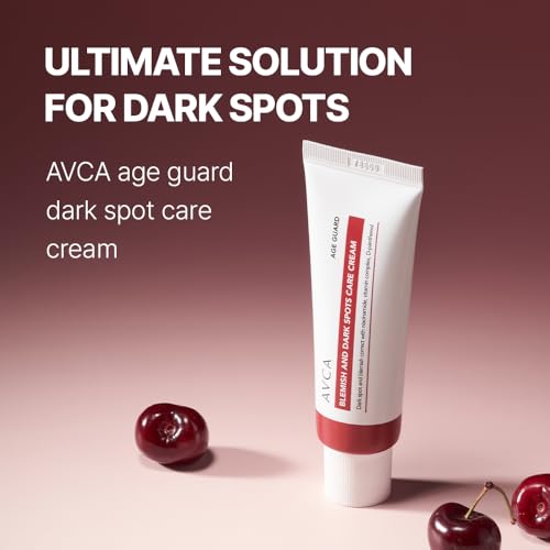 AVCA Age Guard Blemish And Dark Spot Care Cream - Korean Dark Spot Cream for Even Skin Tone and Skin Elasticity, Dark Spot Remover, Rapid Tone Repair (50ml/1.69fl.oz.)