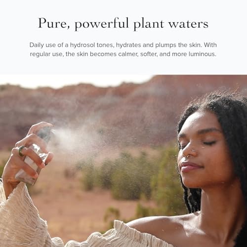 Organic Floral Face Toner - Hydrating Hydrosol with Rose, Lavender & Lemon Verbena