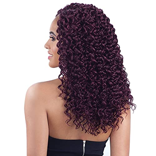 Crochet Braids Hair Extensions Beach Curl 12 Inch 4-Pack Synthetic Hair
