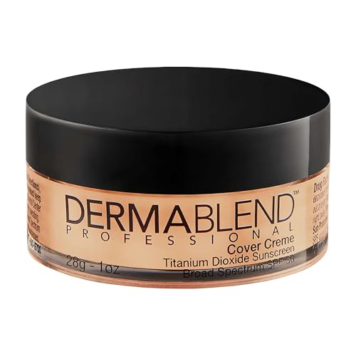 Dermablend Cover Cr?me Full Coverage Foundation Makeup, Hydrating Cream Concealer for Dark Circles and Blemishes, Maximum Coverage with Mineral Sunscreen SPF 30, 1 OZ