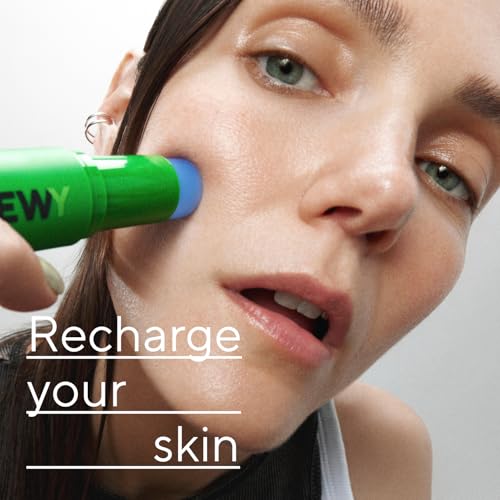 Hydrating Face Serum Stick - Dewy Caffeine-Replenishing Skin Care, Travel-Friendly